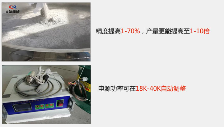 精度提高1—70%，產(chǎn)量更能提高至1-10倍  電源功率可在18K-40K自動調(diào)整