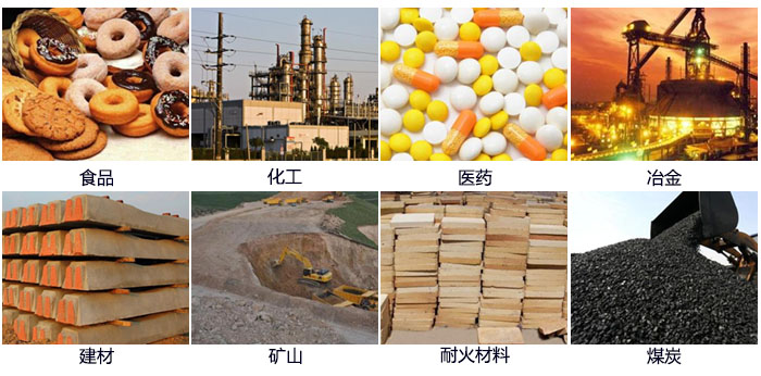 DH-800振動(dòng)篩適用的行業(yè)：食品，化工，醫(yī)藥，冶金，建材，礦山，耐火材料，煤炭。