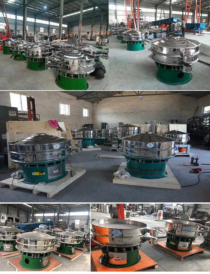 展示廳展示旋振篩，批量展示不銹鋼振動篩，包裝氣體保護(hù)振動篩，批量展示碳鋼旋振篩
